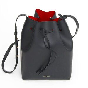 Mansur Gavriel Bucket Bag - Black/Flamma